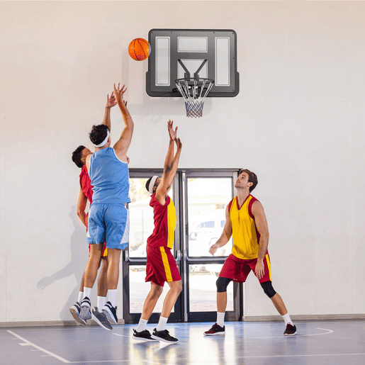 SPORTNOW Tabela de Basquetebol de Parede Painel de Basquetebol para Interior e Exterior com Painel Inquebrável de 110x75 cm e Rede Resistente a Rasgos para Adultos e Crianças Preto SPORTNOW Tabela de Basquetebol de Parede Painel de Basquetebol para Interior e Exterior com Painel Inquebrável de 110x75 cm e Rede Resistente a Rasgos para Adultos e Crianças Preto