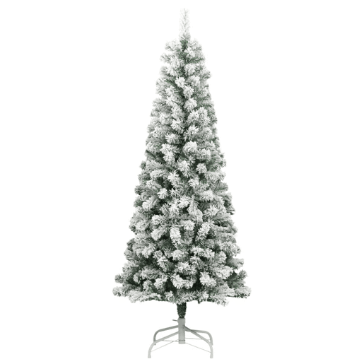 Árvore de Natal - Pinheiro de Natal artificial articulada c flocos de neve 240 cm