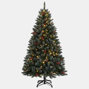 Árvore de Natal - Pinheiro de Natal artificial com 300 luzes LED 210 cm