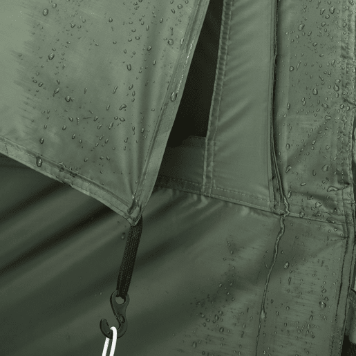 SoBuy Cama de campismo Tenda de campismo exterior com gancho para candeeiro e bolsos para sapatos Tenda 3 em 1 para 1 pessoa Prática 193x86x160 cm OGS32-II-GR
