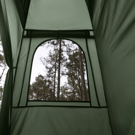 SoBuy Cama de campismo Tenda de campismo exterior com gancho para candeeiro e bolsos para sapatos Tenda 3 em 1 para 1 pessoa Prática 193x86x160 cm OGS32-II-GR