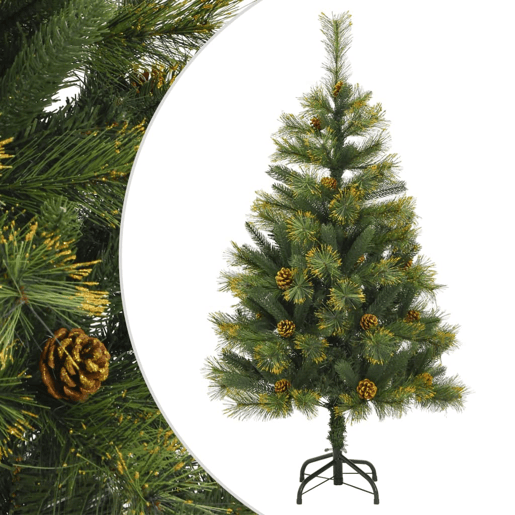 Árvore de Natal - Pinheiro de Natal artificial articulada com pinhas 120 cm