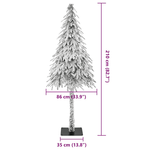 Árvore de Natal - Pinheiro de Natal Artificial Branco 86 x 86 x 210 cm