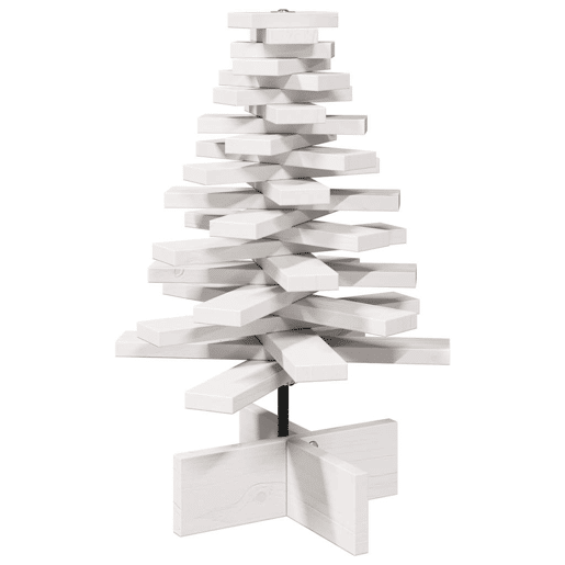 Árvore Natal - Pinheiro de Natal decorativa 60 cm madeira de pinho maciça branco Árvore Natal - Pinheiro de Natal decorativa 60 cm madeira de pinho maciça branco