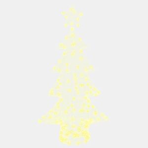 Árvore de Natal - Pinheiro de Natal com 160 LEDs Branco quente 150 cm Acrílo