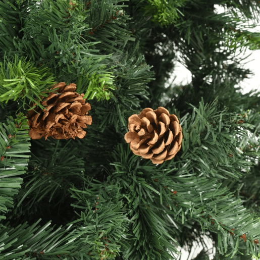 Árvore de Natal - Pinheiro de Natal artificial com pinhas 180 cm verde Árvore de Natal - Pinheiro de Natal artificial com pinhas 180 cm verde