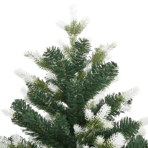 Árvore de Natal - Pinheiro de Natal artificial articulada c flocos de neve 180 cm