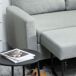 Sofá Cama Lino Sintético, Espuma HOMCOM, hogar - sofás y butacas Sofá Cama Lino Sintético, Espuma HOMCOM, hogar - sofás y butacas Gris