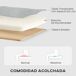 Sofá Cama Lino Sintético, Espuma HOMCOM, hogar - sofás y butacas Sofá Cama Lino Sintético, Espuma HOMCOM, hogar - sofás y butacas Gris