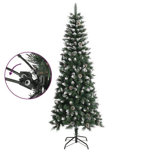 Árvore de Natal - Pinheiro de Natal artificial com suporte 240 cm PVC verde