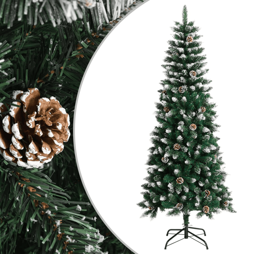 Árvore de Natal - Pinheiro de Natal artificial com suporte 180 cm PVC verde Árvore de Natal - Pinheiro de Natal artificial com suporte 180 cm PVC verde