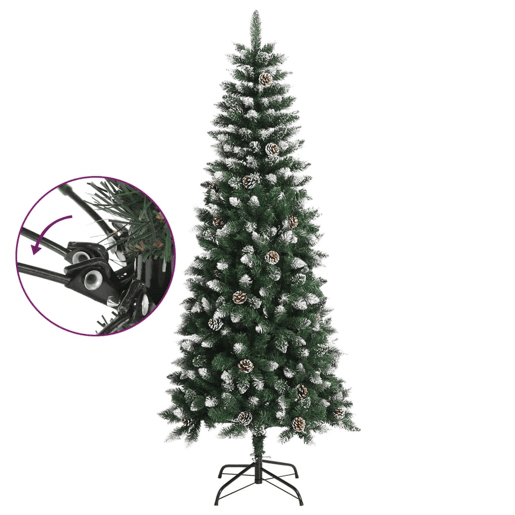 Árvore de Natal - Pinheiro de Natal artificial com suporte 180 cm PVC verde Árvore de Natal - Pinheiro de Natal artificial com suporte 180 cm PVC verde