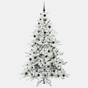 Árvore de Natal - Pinheiro de Natal Articulada Artificial com 300 LEDs 210 cm PVC