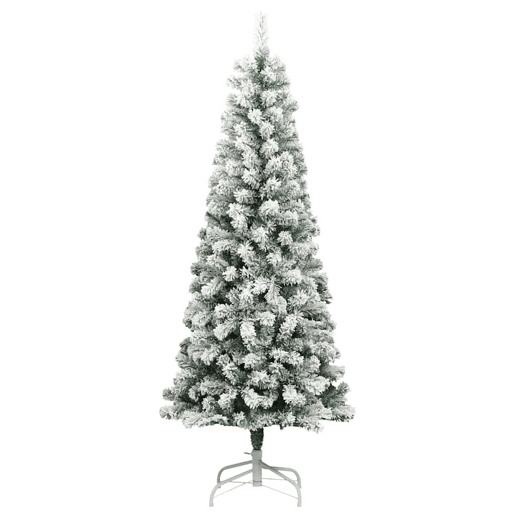 Árvore de Natal - Pinheiro de Natal artificial articulada c flocos de neve 180 cm
