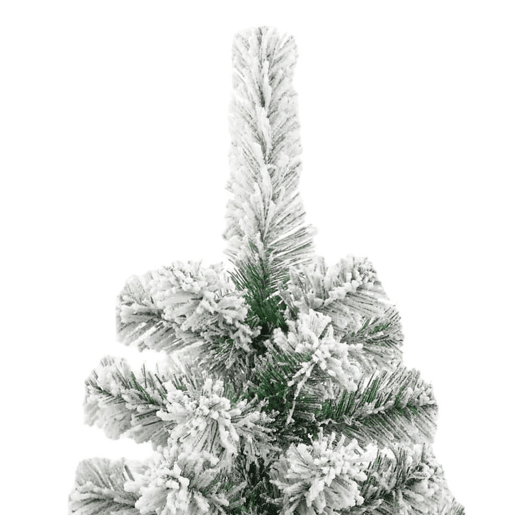 Árvore de Natal - Pinheiro de Natal artificial articulada c flocos de neve 180 cm