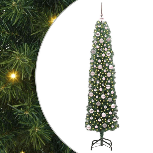 Árvore de Natal - Pinheiro de Natal Artificial Verde 180 cm PVC e Aço e Plástico
