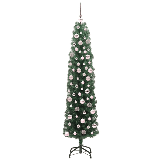Árvore de Natal - Pinheiro de Natal Artificial Verde 180 cm PVC e Aço e Plástico