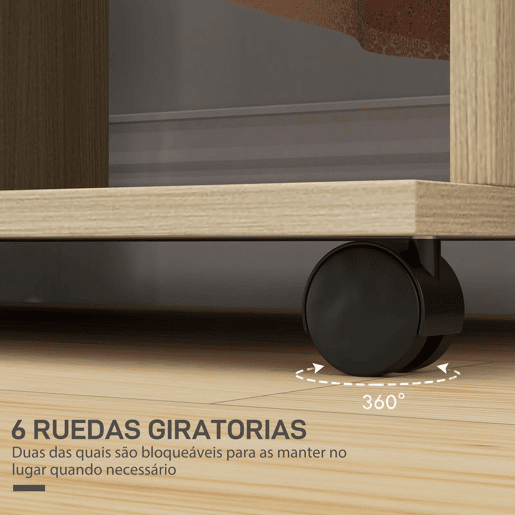 HOMCOM Roupeiro de Madeira Móvel Armário Roupeiro Aberto com 2 Barras para Pendurar e 3 Prateleiras Organizadoras para Dormitório 120x40x128 cm Madeira HOMCOM Roupeiro de Madeira Móvel Armário Roupeiro Aberto com 2 Barras para Pendurar e 3 Prateleiras Organizadoras para Dormitório 120x40x128 cm Madeira
