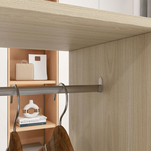 HOMCOM Roupeiro de Madeira Móvel Armário Roupeiro Aberto com 2 Barras para Pendurar e 3 Prateleiras Organizadoras para Dormitório 120x40x128 cm Madeira HOMCOM Roupeiro de Madeira Móvel Armário Roupeiro Aberto com 2 Barras para Pendurar e 3 Prateleiras Organizadoras para Dormitório 120x40x128 cm Madeira