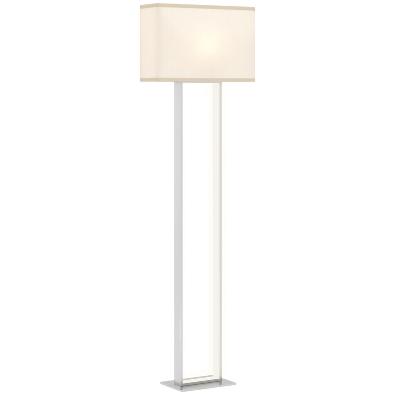 Lámpara de Pie Metal, Lino HOMCOM, hogar - iluminación