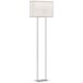 Lámpara de Pie Metal, Lino HOMCOM, hogar - iluminación Lámpara de Pie Metal, Lino HOMCOM, hogar - iluminación Blanco