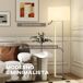 Lámpara de Pie Metal, Lino HOMCOM, hogar - iluminación Lámpara de Pie Metal, Lino HOMCOM, hogar - iluminación Blanco