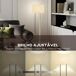 Lámpara de Pie Metal, Lino HOMCOM, hogar - iluminación Lámpara de Pie Metal, Lino HOMCOM, hogar - iluminación Blanco