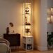 Lámpara de Pie MDF, Plástico HOMCOM, hogar - iluminación Lámpara de Pie MDF, Plástico HOMCOM, hogar - iluminación Blanco