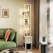 Lámpara de Pie MDF, Plástico HOMCOM, hogar - iluminación Lámpara de Pie MDF, Plástico HOMCOM, hogar - iluminación Blanco