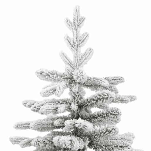 Árvore de Natal - Pinheiro de Natal artificial articulada c flocos de neve 210 cm