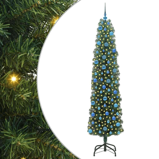 Árvore de Natal - Pinheiro de Natal Artificial Verde 240 cm PVC e Aço e Plástico