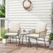 Conjunto de Jardín Acero, PE Outsunny Conjunto de Jardín Acero, PE Outsunny Crudo
