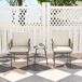 Conjunto de Jardín Acero, PE Outsunny Conjunto de Jardín Acero, PE Outsunny Crudo