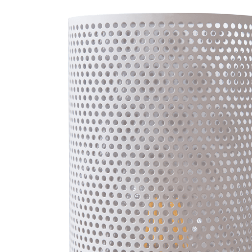 Candeeiro de mesa Joelleldsvin aspeto de rede E27 30x14x14 cm branco lux.pro