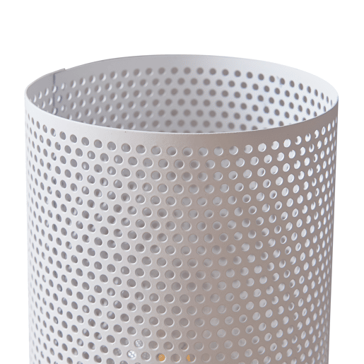 Candeeiro de mesa Joelleldsvin aspeto de rede E27 30x14x14 cm branco lux.pro