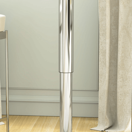 HOMCOM Mesa de Bar com Altura Ajustável Giratória 360° com Base Redonda Mesa Alta Moderna para Cozinha Sala de Jantar Ø63x67-93 cm Branco