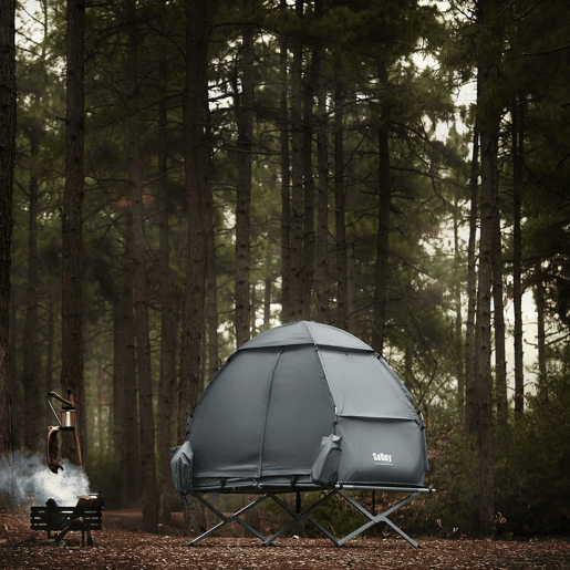 SoBuy Cama de acampamento, cama de camping, Estanislau OGS32-HG