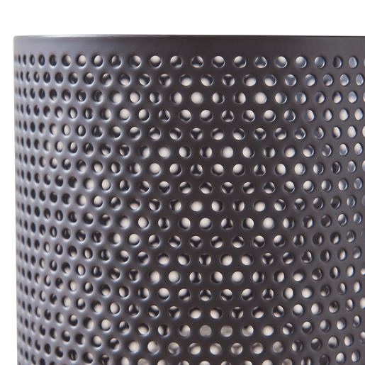 Candeeiro de mesa Joelleldsvin aspeto de rede E27 30x14x14 cm cinzento lux.pro