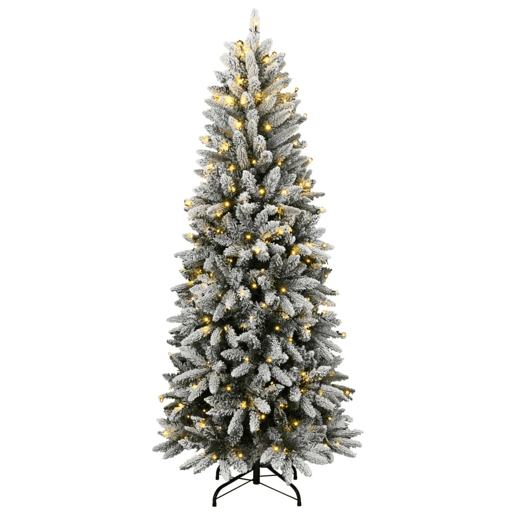 Árvore Natal - Pinheiro de Natal artificial c 300 luzes LED e flocos de neve 180cm Árvore Natal - Pinheiro de Natal artificial c 300 luzes LED e flocos de neve 180cm