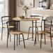 Conjunto de Comedor MDF, Metal HOMCOM, hogar - muebles de comedor Conjunto de Comedor MDF, Metal HOMCOM, hogar - muebles de comedor Marrón