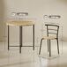 Conjunto de Comedor MDF, Metal HOMCOM, hogar - muebles de comedor Conjunto de Comedor MDF, Metal HOMCOM, hogar - muebles de comedor Marrón