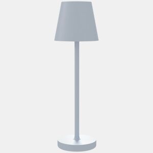 HOMCOM Candeeiro de Mesa com Luzes LED Candeeiro de Mesa Sem Fios Recarregável por USB-C 3 Cores Ecrã de Acrílico para Quarto Sala Ø11,2x36,5 cm Branco