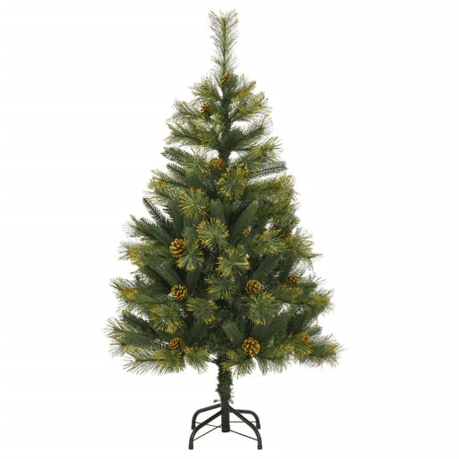 Árvore de Natal - Pinheiro de Natal artificial articulada com pinhas 150 cm