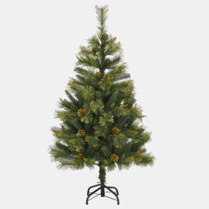 Árvore de Natal - Pinheiro de Natal artificial articulada com pinhas 150 cm