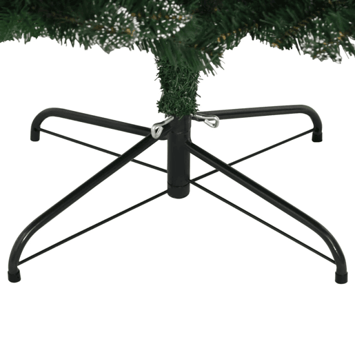 Árvore de Natal - Pinheiro de Natal artificial articulada c bagas vermelhas 180 cm