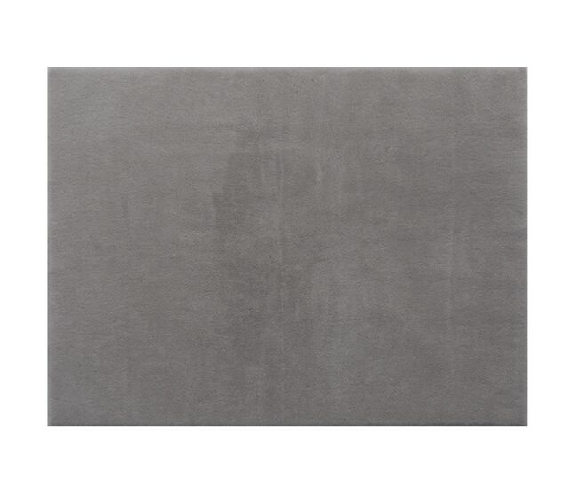 Homcom alfombra salón 160x230 cm alfombra lavable en lavadora pelo largo suave estilo moderno tapete para sala de estar dormitorio comedor gris claro