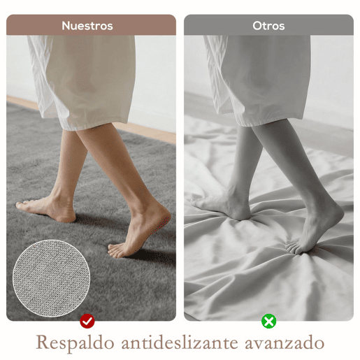 HOMCOM Tapete para Sala de Estar 230x160 cm Tapete Lavável à Máquina Pelo Longo Macio Estilo Moderno Tapete para Sala de Estar Quarto Sala de Jantar Cinza