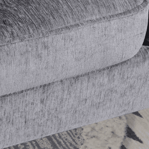 HOMCOM Sofá de Canto com Chaise Longue em Forma de L Estofado em Poliéster Sofá de Canto com Apoios de Braço para Sala de Estar Capacidade 250 kg 215x142x88 cm Cinza