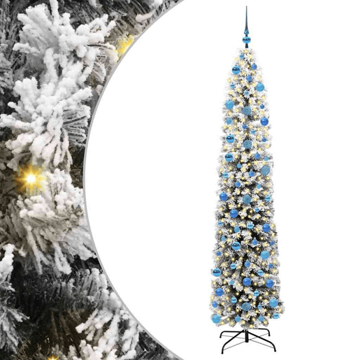 Árvore de Natal - Pinheiro de Natal Artificial Verde 240 cm PVC e Aço e Plástico