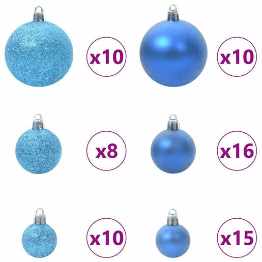 Árvore de Natal - Pinheiro de Natal Artificial Verde 240 cm PVC e Aço e Plástico